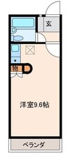 エクセレントＶ 1Rの間取り