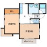 ルファール自由ヶ丘 2Kの間取り