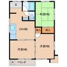 エクレンめいじ 3DKの間取り