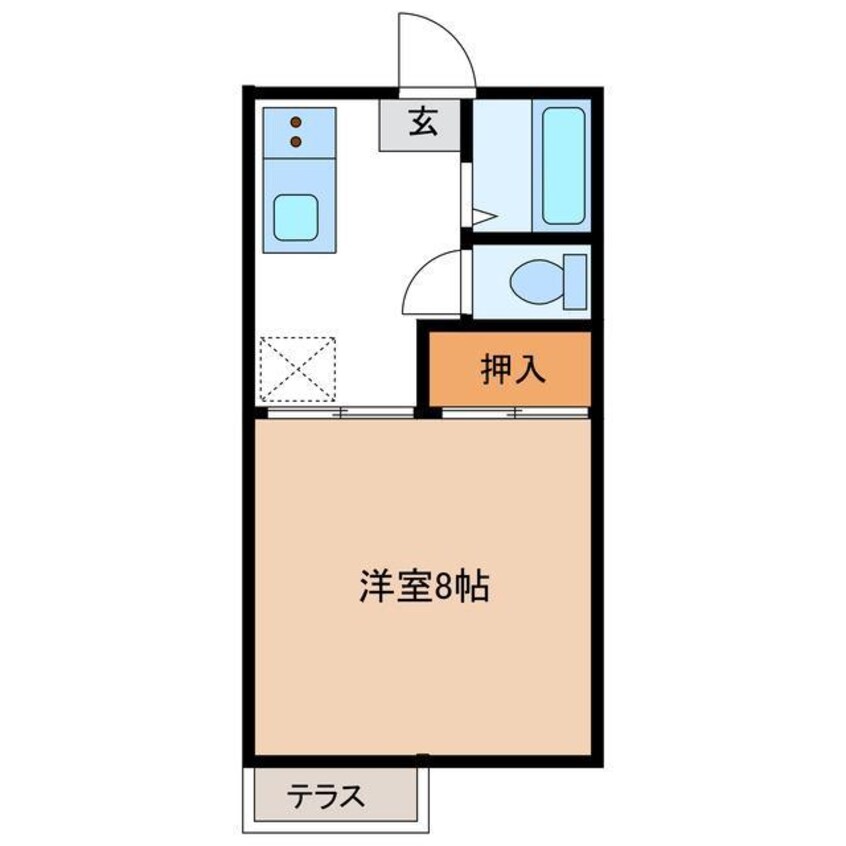 間取図 キャッスルエイト