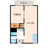 メゾンパークサイド 1LDKの間取り