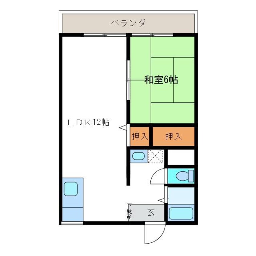 間取図 メゾンパークサイド