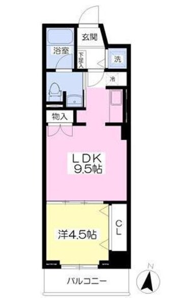 間取図 ロワジール愛谷