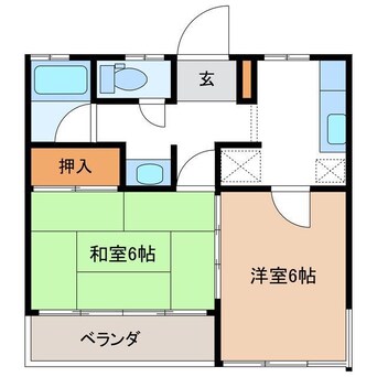 間取図 ヴィクトリーハイツ