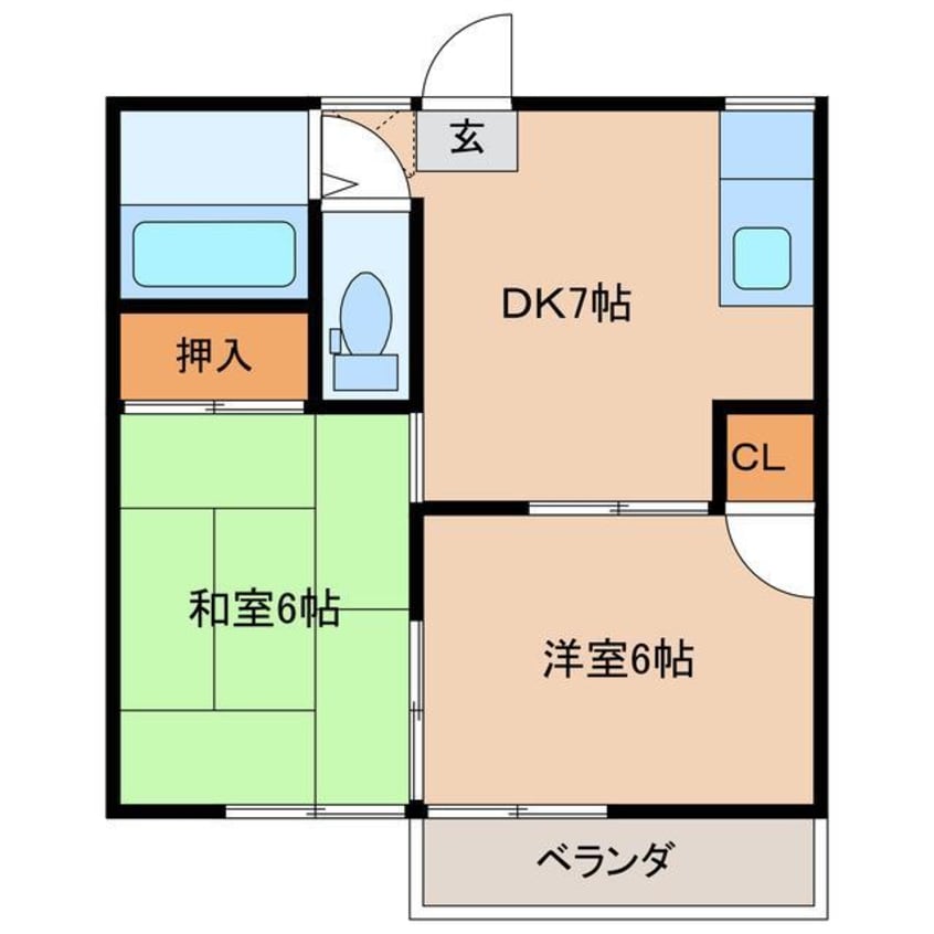 間取図 ロイヤルヒルズ御厩