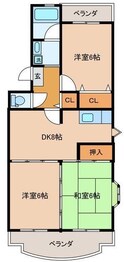 グランメールロリエの間取図