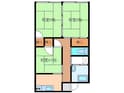 吉田マンションの間取図