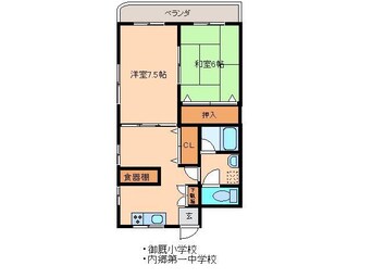 間取図 マンションＷＡＫＩ