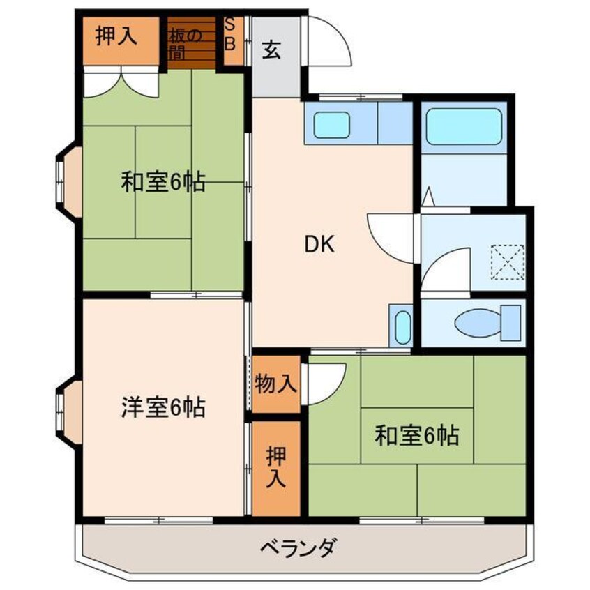 間取図 ビバリーヒルズ