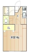 レヂオンス古湊 1Kの間取り