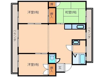 間取図 メゾンシャルマンＡ棟