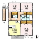 ウィステリア柳町Ａ棟の間取図