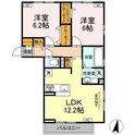 ウィステリア仲間町IIの間取図