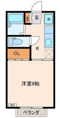 プレジール泉の間取図