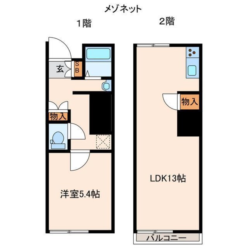 間取図 レオネクスト仁井田