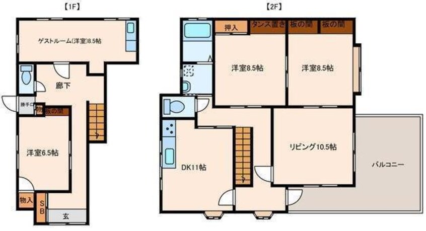 間取図 倉前　遠藤テナント兼居宅