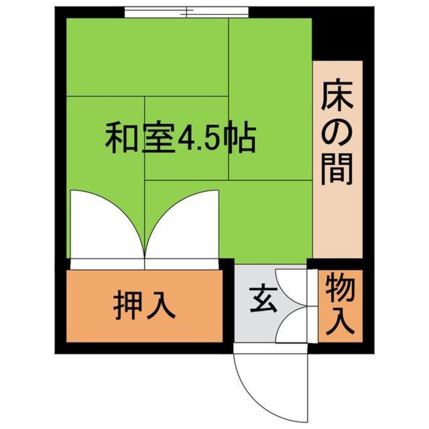 間取図 マンスリーシェアハウス平谷川瀬