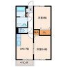 Point241 II 2DKの間取り