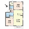 ディアコートYS 2LDKの間取り