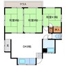 内郷御台境町鈴木貸家2 3DKの間取り