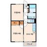 Point241 I 2DKの間取り