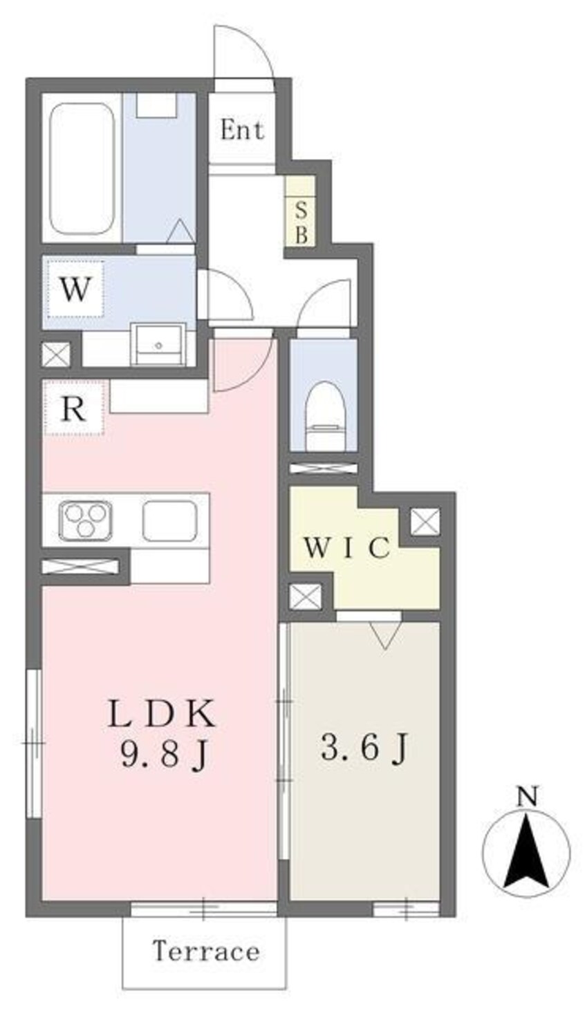 間取図 レジデンス　ホクラニ