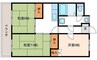 メゾンクレスト 3Kの間取り