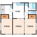 愛谷101　東1の間取図