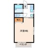 カナール郷ケ丘PartIII 1Kの間取り