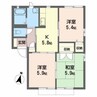 グレイス草野 3Kの間取り