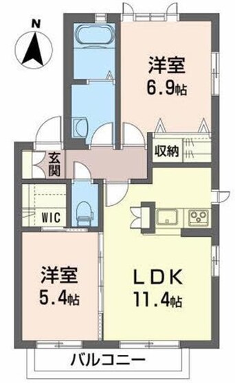 間取図 エクラージュ