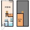 ボヌール 1Rの間取り