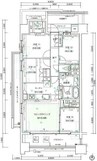ミッドタワーいわき 4LDKの間取り