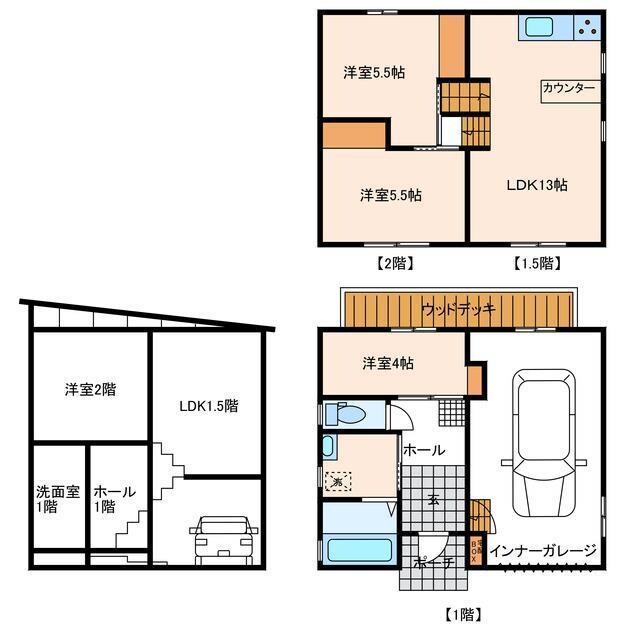 間取り図 内町BASE
