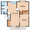 コア・エミナース 2LDKの間取り