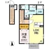 グレイス桜町 1LDKの間取り