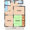 グリッター真盛 3DKの間取り