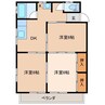 グリッター真盛 3DKの間取り