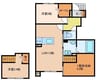 belle ville(ベルヴィル） 2LDK+Sの間取り