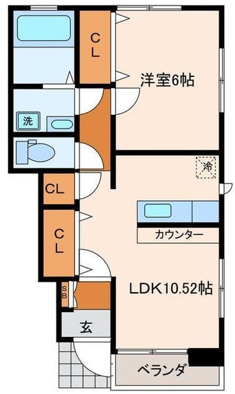 間取図 カーサソレイユ