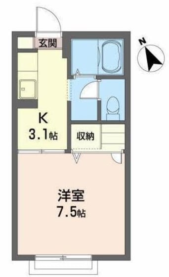 間取図 鈴美ハイツII