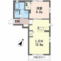 シャーメゾンIRIYAの間取図