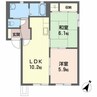 メゾンドブライトン 2LDKの間取り