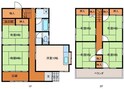 勿来町四沢作田貸家の間取図