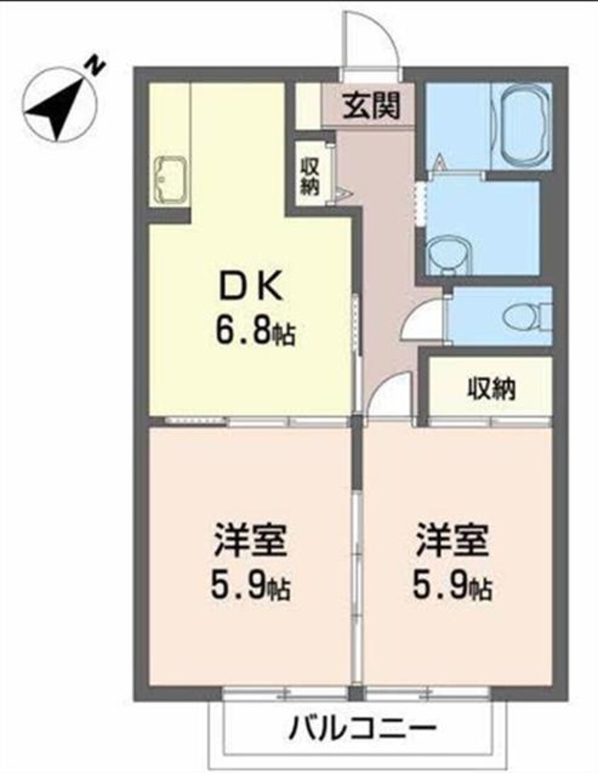 間取図 南君ヶ塚パークハウス