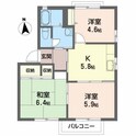 ソレアードＤの間取図