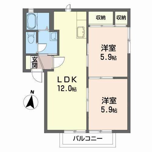 間取り図 アーク・ヴィラ