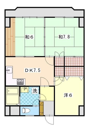 間取図 田中マンション