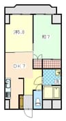 田中マンション 2DKの間取り