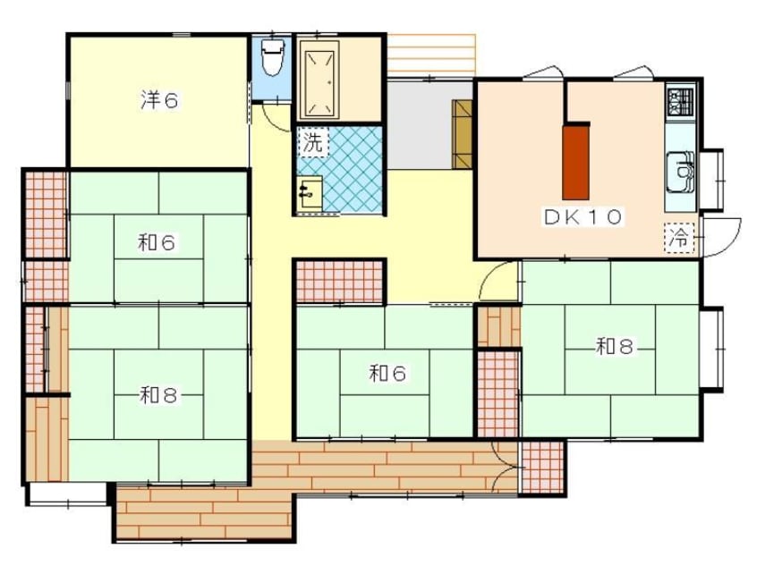 間取図 明治団地坂本貸家
